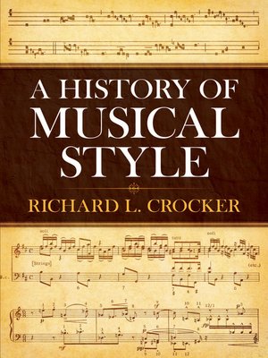 cover image of A History of Musical Style